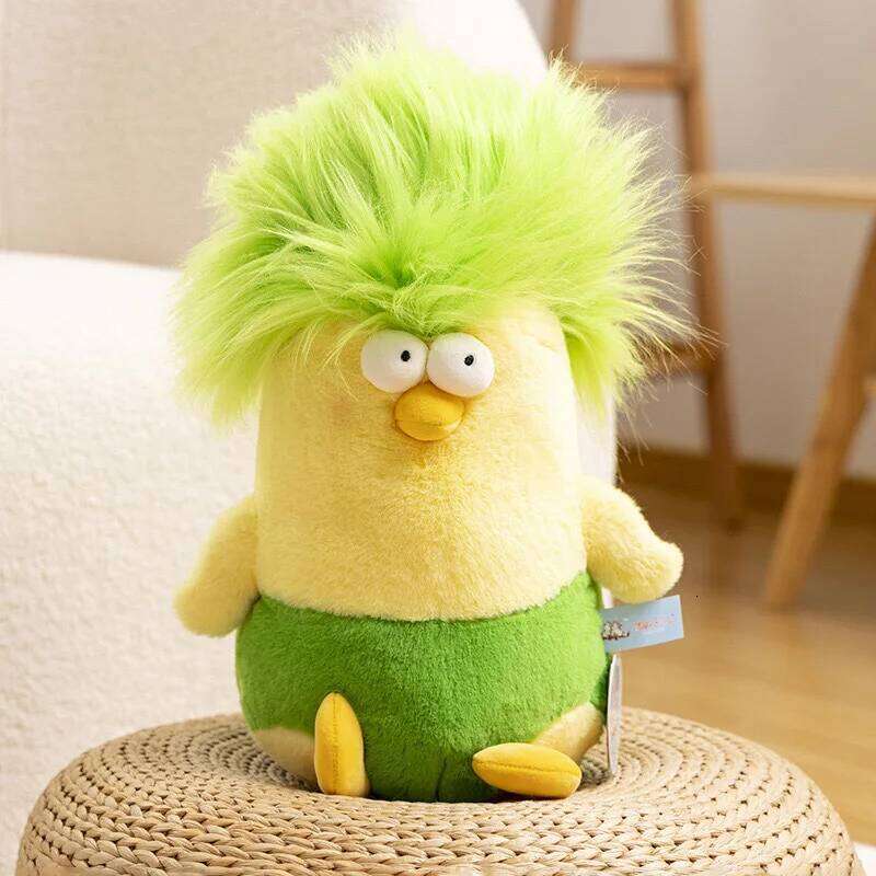 1pcs45cm cute headshot rooster plush toy pillow funny rag doll for men and women birthday gifts R260908 - view 5