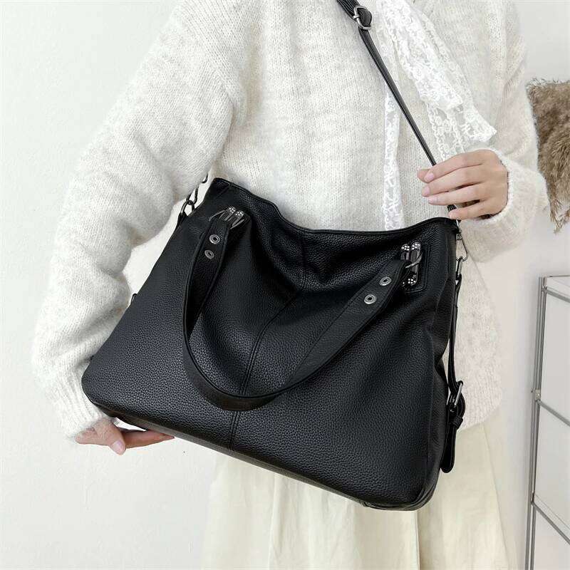 Large Capacity Women PU Leather Handbags Tote Messenger Casual Female Zipper Shoulder Bags Fashion Ladies Big Crossbody Bag XJ260306