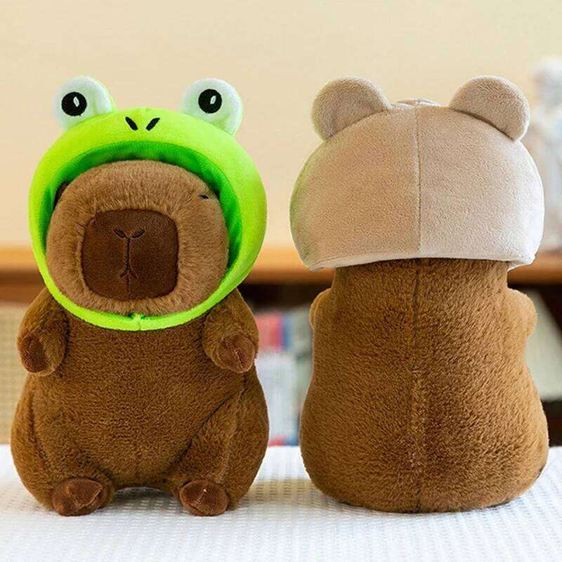 25cm Series Capybara Simulation Capibara Anime Fluffty Toy Cute Stuffed Animals Soft Doll Plush Christmas Gifts R260908 - view 7