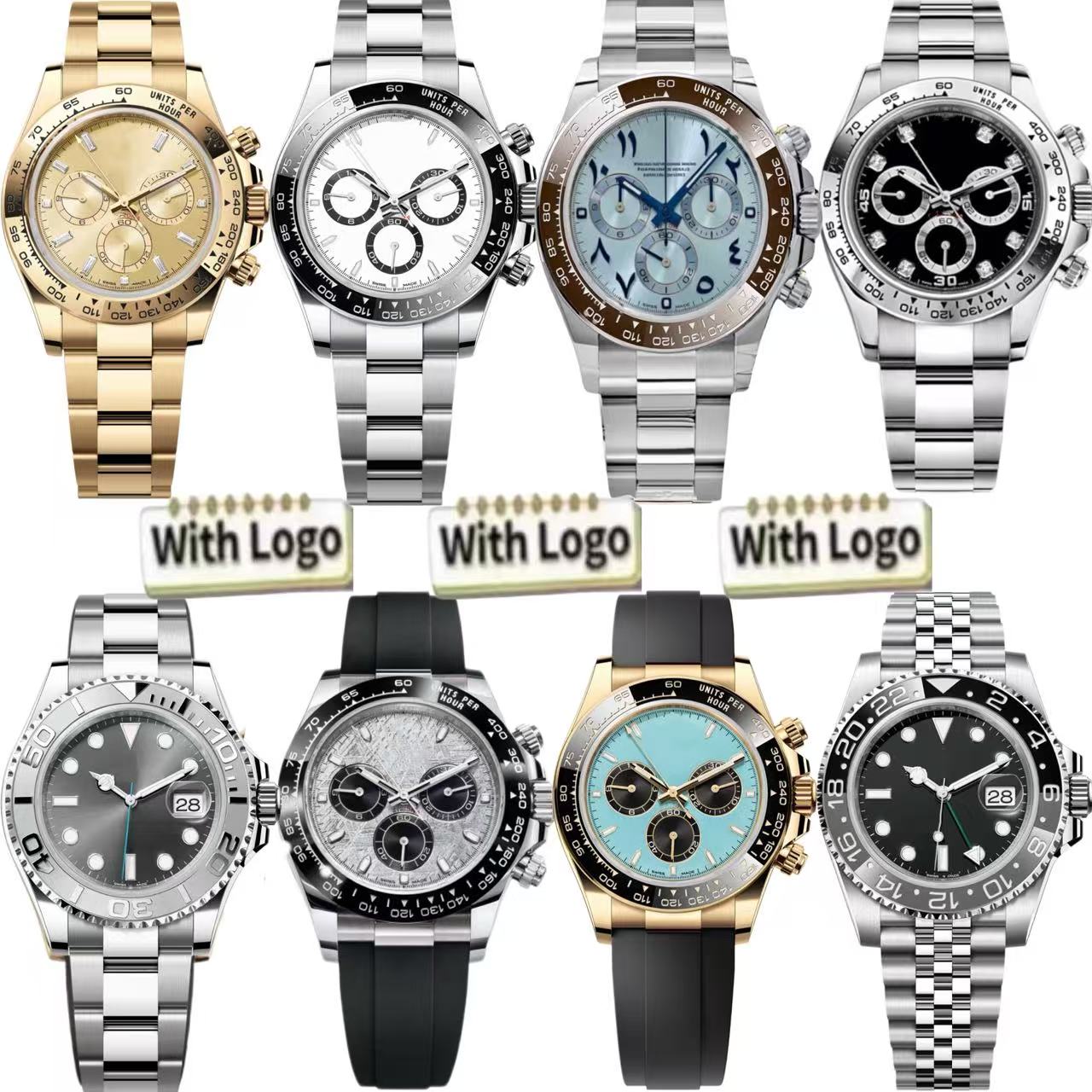 Designer watch daytons luxury men watch diamond watches men 40mm automatic watchs 904L Stainless steel Gold Wristwatches with sapphire glass reloj orologio montre