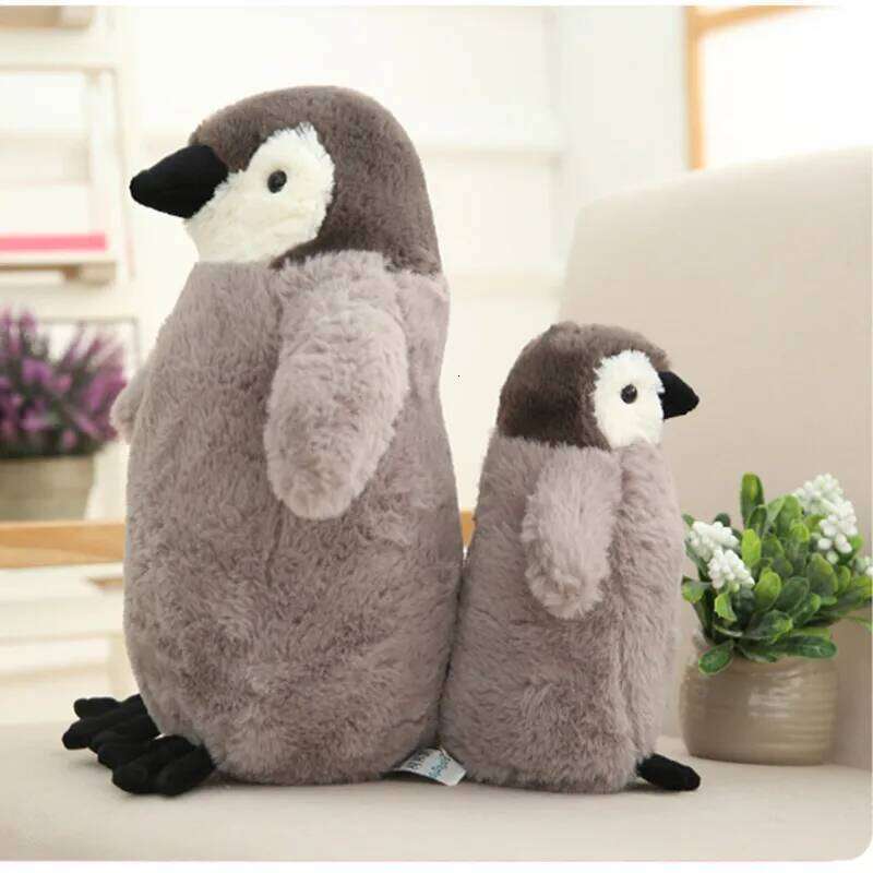 Hot Sale 1pc 23-50cm Creative Hugging Stuffed Toys Kawaii Couple Penguin Plush Doll Kids Toy Home Decor R260908 - view 4