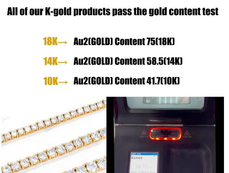 Wholesale VVS Moissanite Tennis Link Chain Bracelet New Design Chain Hip Hop Fine Jewelry for Men Women Girl