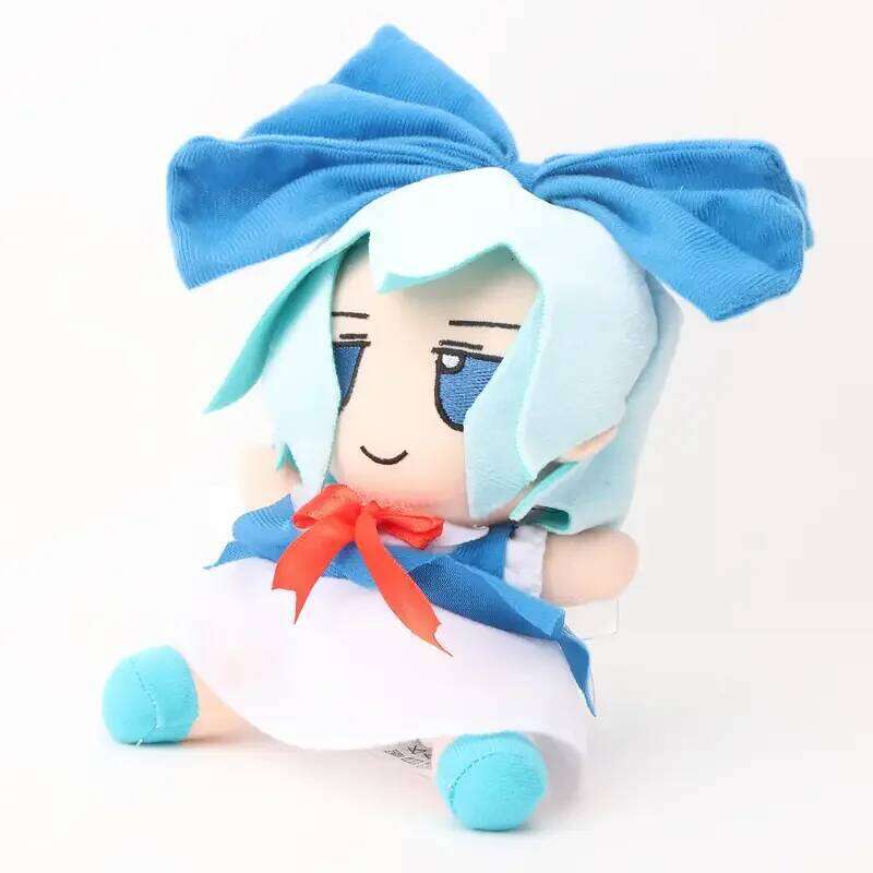 20cm Touhou Lovely Plush In Stock fumofumo TouHou Project CirnoICECRYSTAL Kawaii Gift Kid Birthday Xmas Gifts Home De R260908 - view 4
