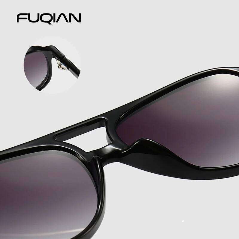 Retro Pilot Sunglasses Men Women Fashion Aviation Polarized Sun Glasses Unisex Vintage Gradient Color Outdoor Anti Glare Shades Z260306