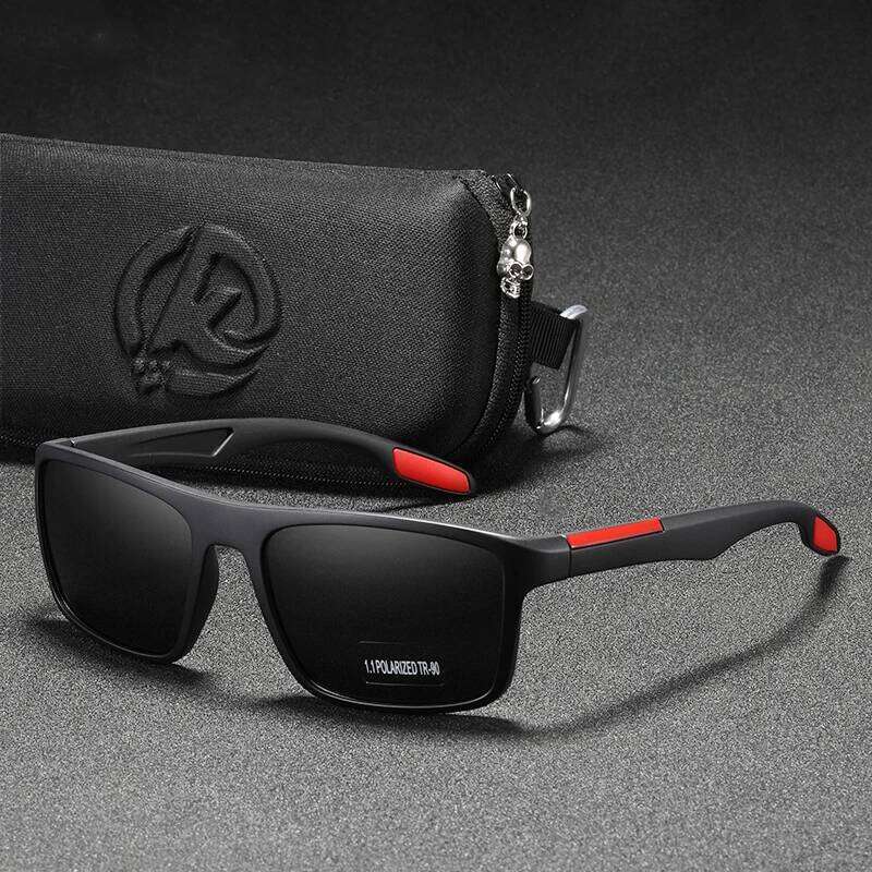 KDEAM Rectangular Ultra Light TR90 Sunglasses Men TAC 1.1mm Thickness Lens Driving Sun Glasses Women Sports Cat.3 Z260306