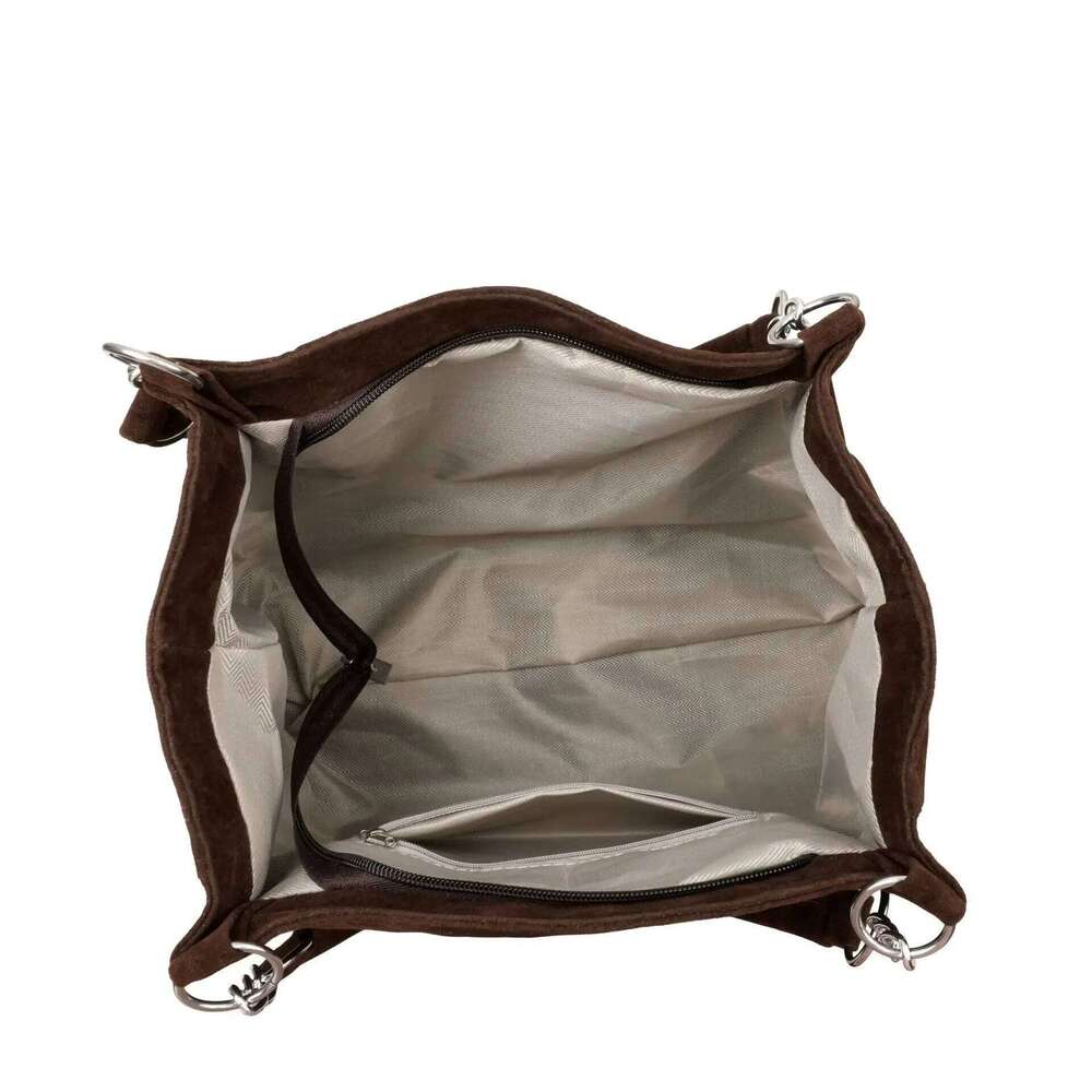 European American Autumn Winter Large Capacity Women's Vintage Handbags Women Shoulder Bag, Retro Faux Suede Tote Bag XJ260306