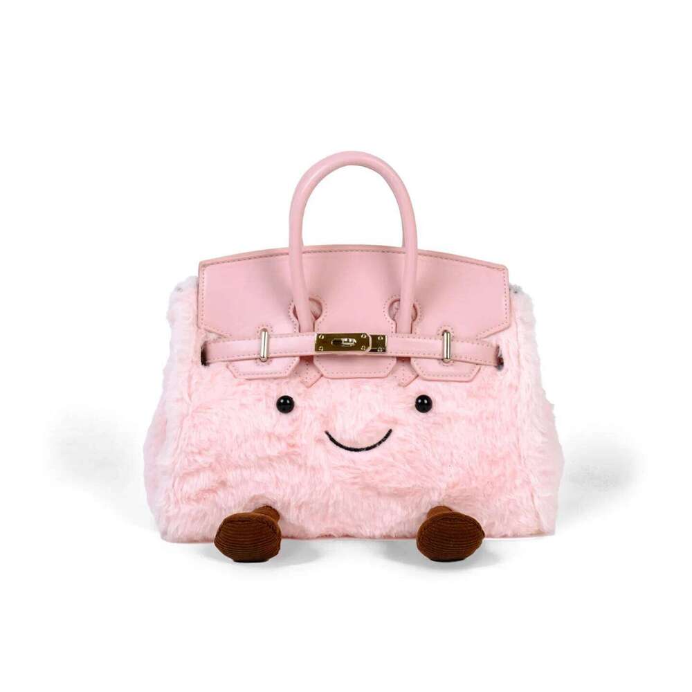Cute plush messenger bag women's 2025 autumn and winter new cartoon fashion fluffy handbag XJ260306