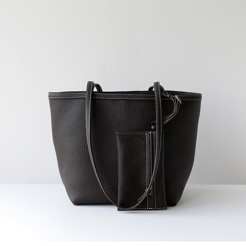 OC469M75 Women's Bags New NF Fashion Genuine Leather Customization Coated Canvas Letter Plaid Casual Tote Business Shopping Bags