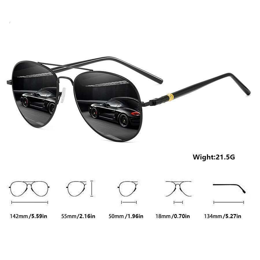 Fashion Vintage Pilot Frame Sunglasses Men Women Fishing Driving Man Luxury Brand Sun Glasses UV400 Eyewear Z260306