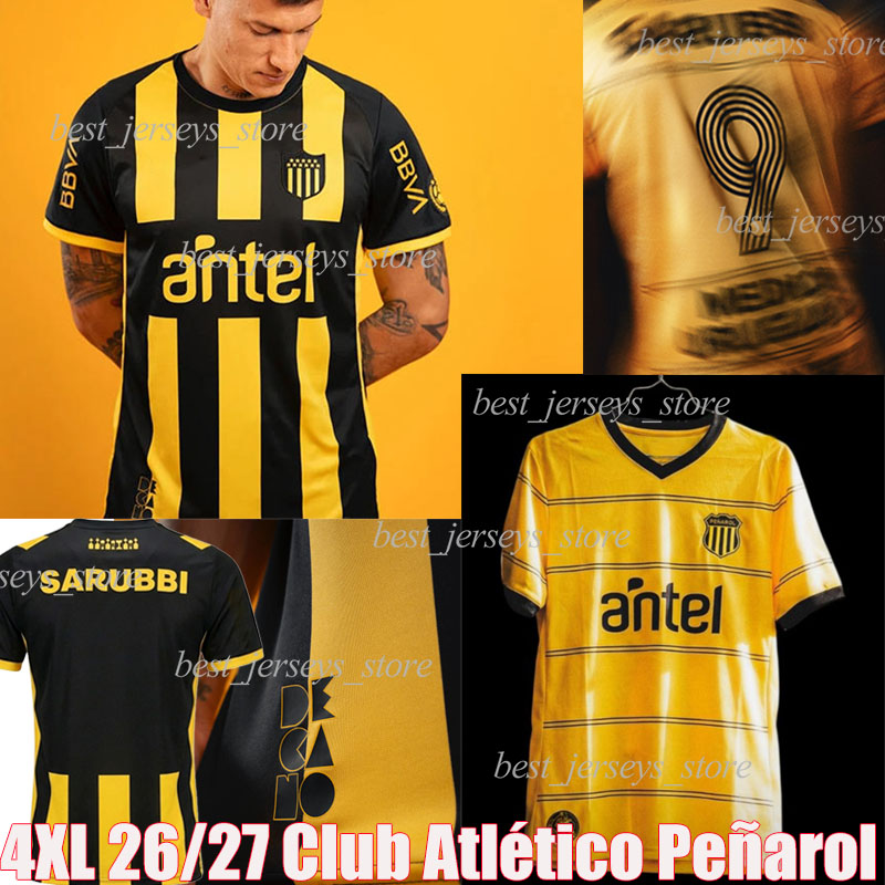 4XL 26/27 CA Penarol Soccer Jerseys 2026 M.AREZO ALVAREZ TOGNI L.FERNANDEZ CABRERA A.HERNANDEZ A.HERNANDEZ FERNANDEZ E.REMEDI FR GONZALEZ D.LAXALT football shirts