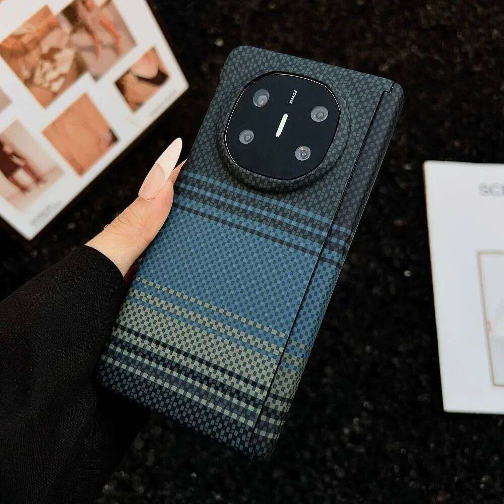 High Quality Carbon Fiber Kevra Phone Case Honor Magic V5 V3 VS3 Ultra Thin For Wireless Charge Hinged Protect Cover H260305
