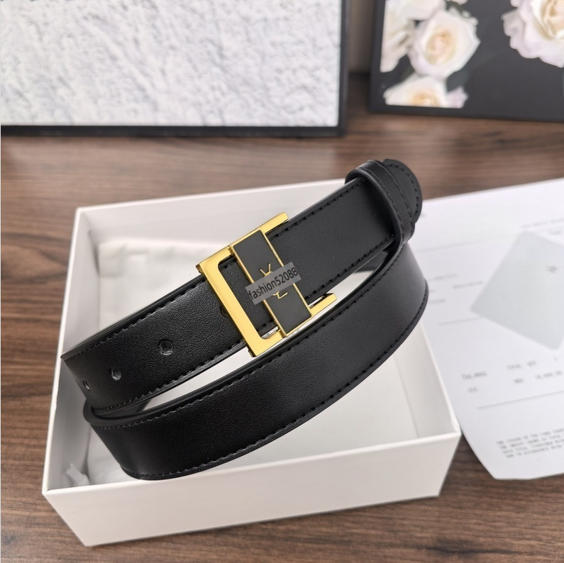 Designer belt Fashion High-end women's Needle buckle Thin waistband Leather Fashion belt 3.0 cm wide high quality men's belt size 95cm-115cm with box SSSSS