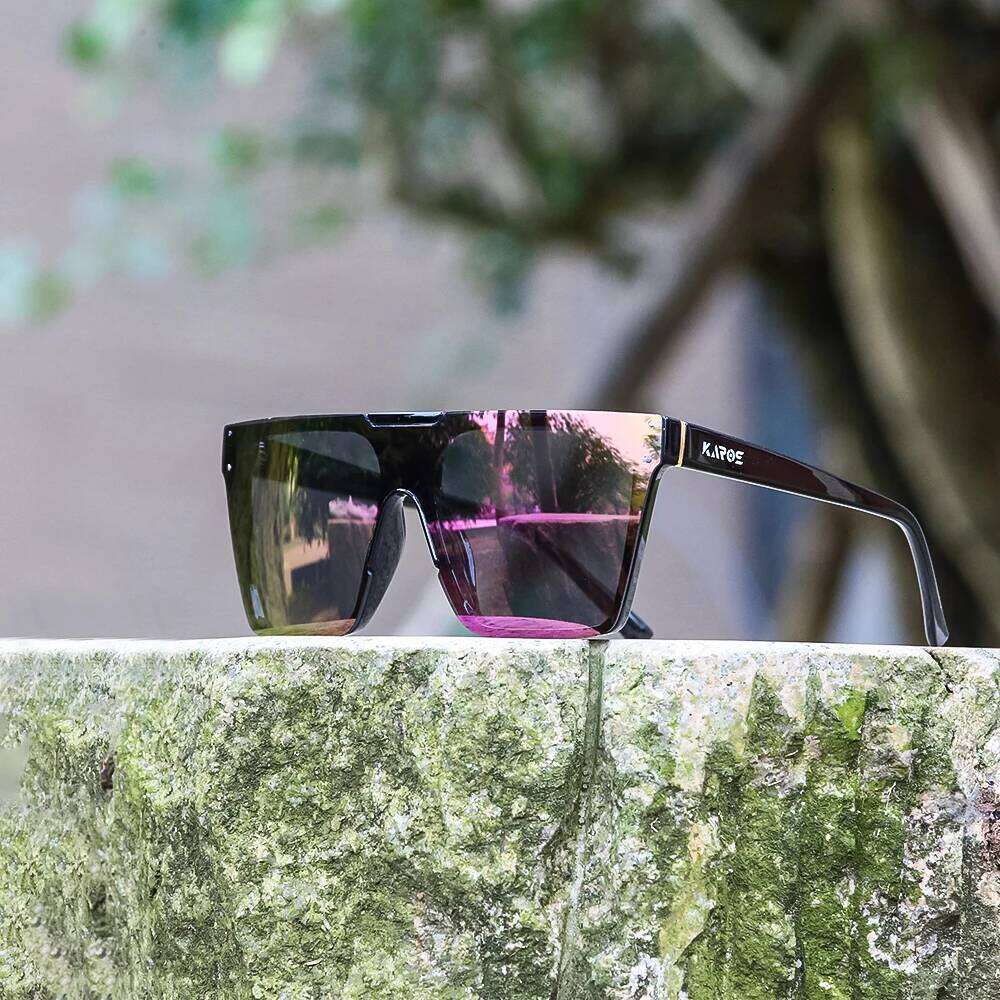 KAROS Fashion Sunglasses Men Women Outdoor Large Frame Oversized Sports Goggle Beach Sun Glasses Colorful Uv400 YZ2017 Z260306