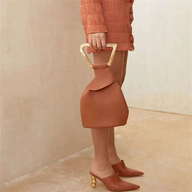 Bag Irregular Acrylic Handle Handbags High Quality Solid Women HandBags Designer Bags Euro-American Style XJ260306