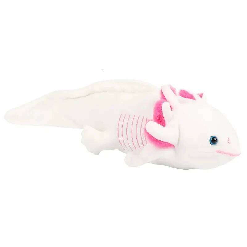 42cm Kawaii Axolotl Soft Stuffed Plush Salamander Hexagonal Dinosaur Plushie Toy Home Decoration Kids Christmas Gift R260908 - view 5