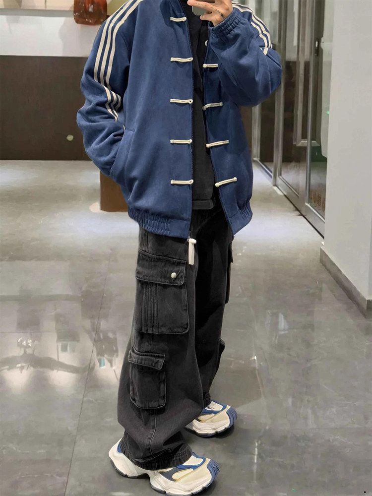 Youthful and trendy student sports stylish spring and autumn unisex jacket versatile coat