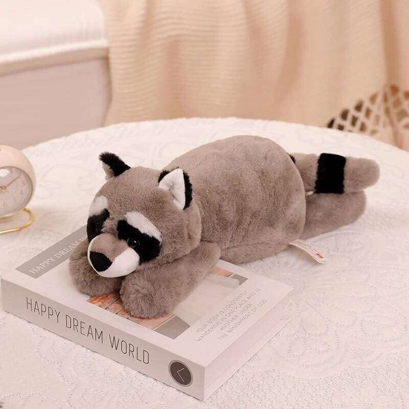 Cute Raccoon Crocodile Sloth Fox Animals Soft Plush Toys Sleeping Pillow Cartoon Stuffed Cushion R260908 - view 7