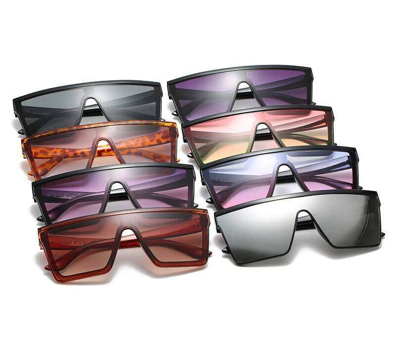 2025 Vintage Oversized Square Sunglasses Big Frame Fashion Shades Unisex Women's Sun Glasses Gafas De Sol Z260306