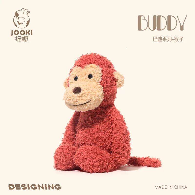 1pc 30cm/11.81in BUDDY Monkey Soothing Doll Super Soft Plush Toy Sleeping Birthday Gift R260908 - view 7
