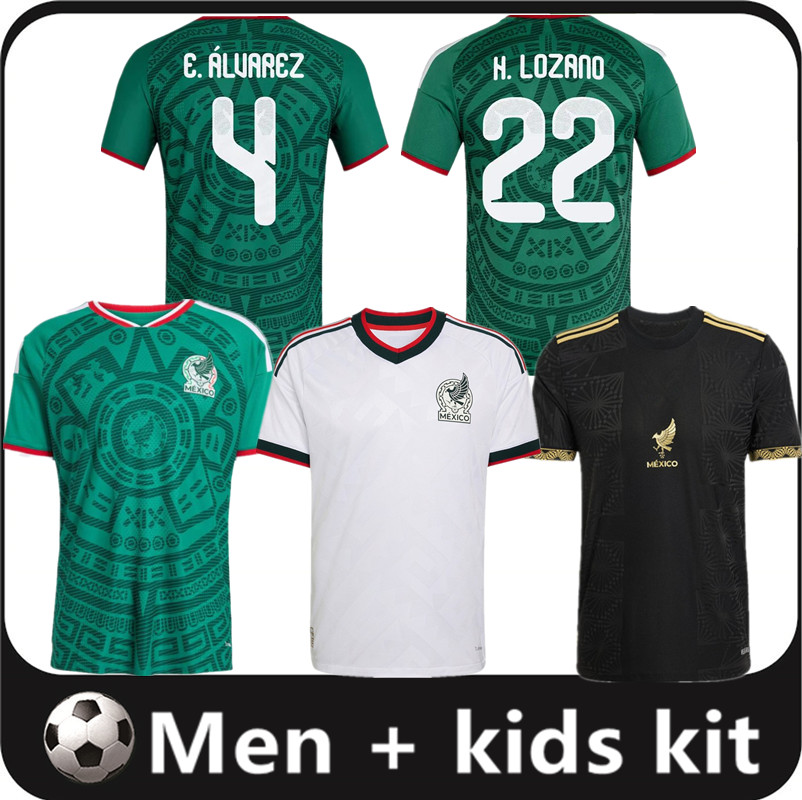 26 27 Mexico Copa America RAUL CHICHARITO Soccer Jerseys LOZANO DOS SANTOS 2026 2027 H.LOZANO Men Kids kit Football Shirts Uniforms world cup jersey Fans player 16-4XL