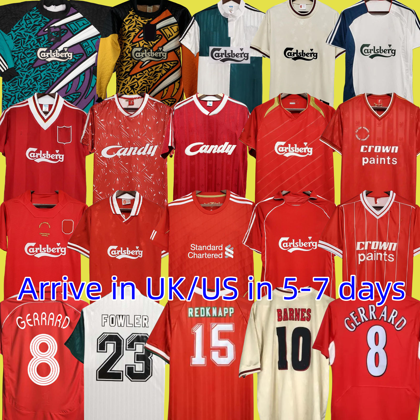04 05 liverpool Retro Jersey Soccer Gerrard 1982 FOWLER DALGLISH Football Shirts TORRES 1989 06 07 Barnes 08 09 Rush 97 95 96 93 McMANAMAN 85 2010 2011 Alonso GK finals
