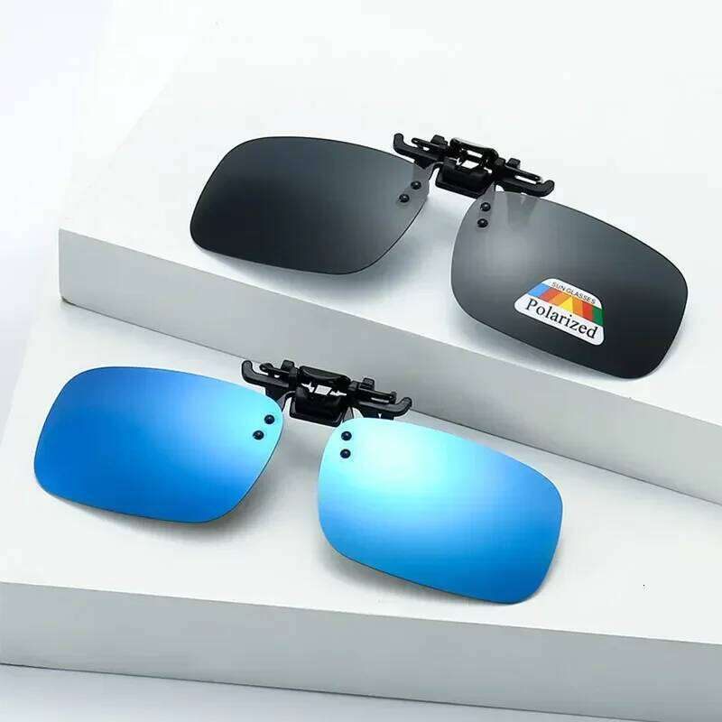 Polarized Sunglasses Clip Driving Night Vision Eyeglasses UV400 Outdoor Shades High Definition Sun Glasses Clips Z260306