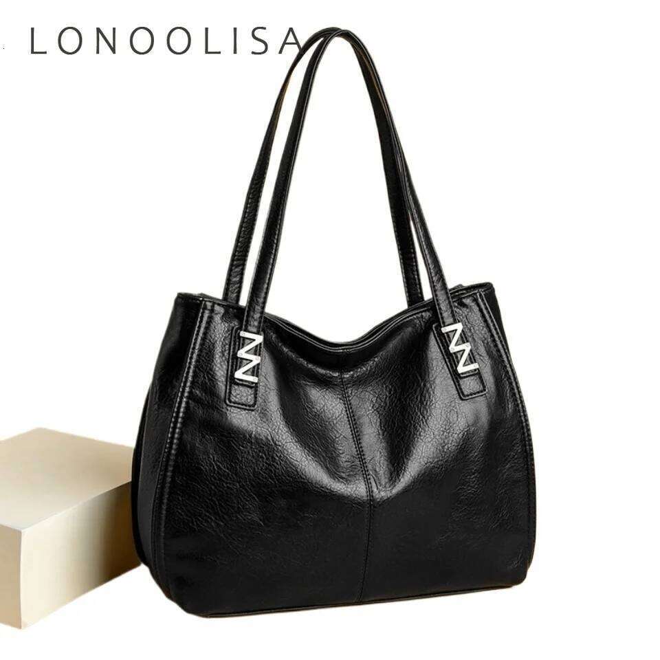 Luxury Designer Casual Large Capacity Hand Bag Top Quality Soft Pu Leather Handbags for Women Commute Tote Shoulder Bags XJ260306