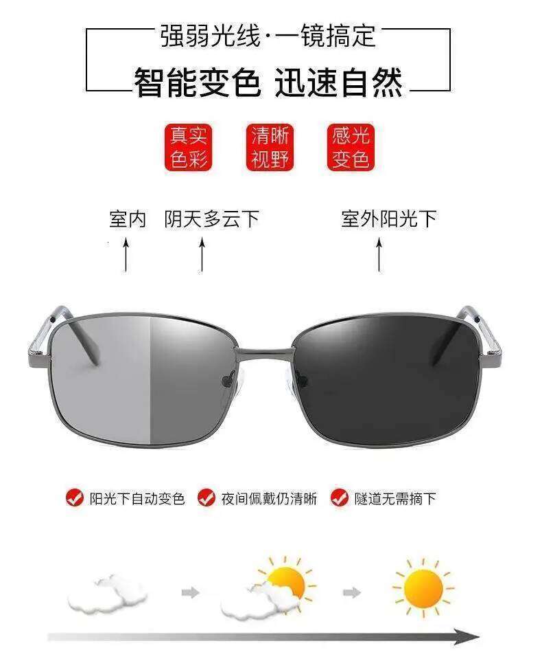 Fishing Vision Driving Sunglasses For Men Day And Night Polarizing Color-Changing Male Ultralight Glasses Z260306