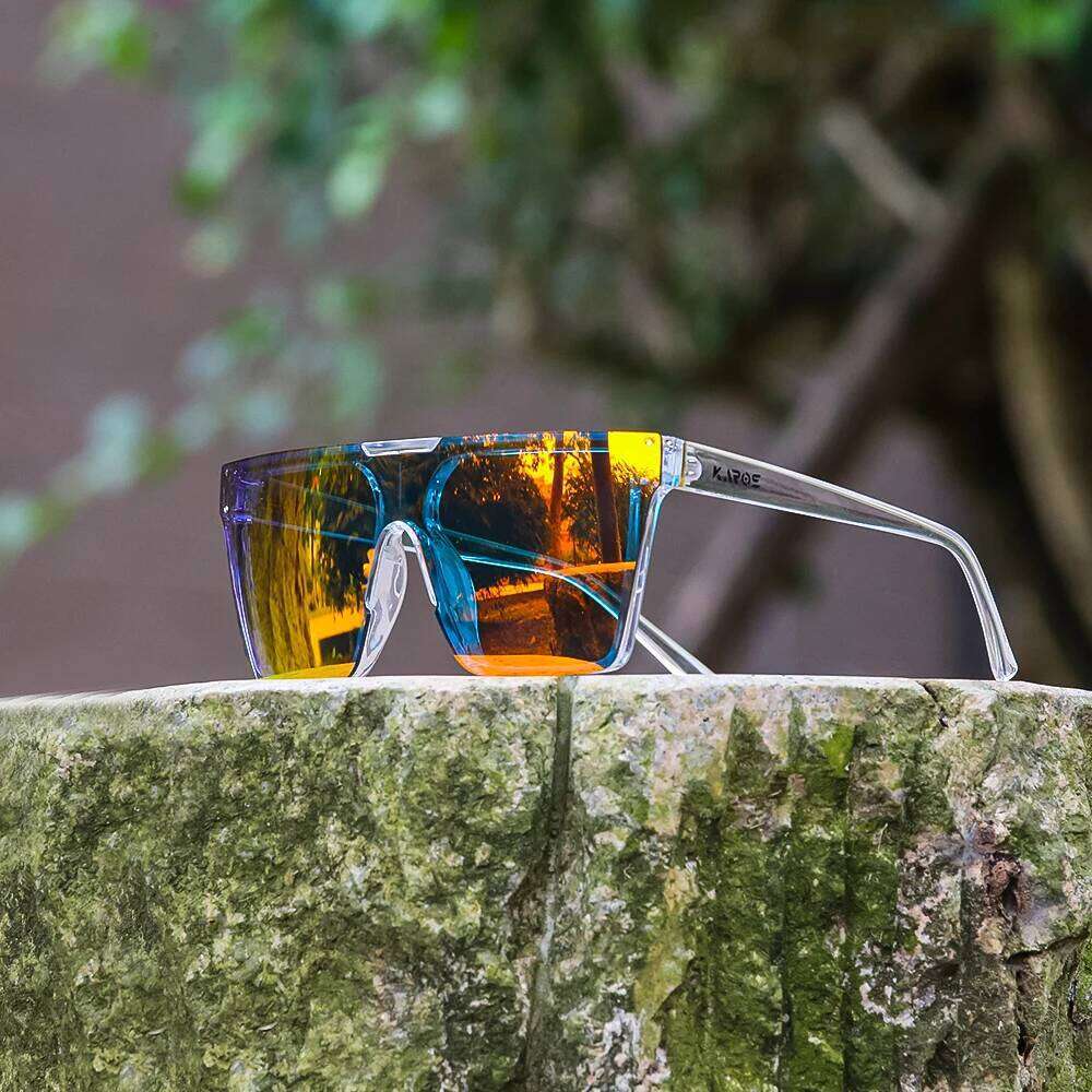 KAROS Fashion Sunglasses Men Women Outdoor Large Frame Oversized Sports Goggle Beach Sun Glasses Colorful Uv400 YZ2017 Z260306