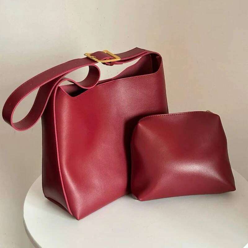 1Pcs All-Match Women Shoulder Solid Fashion Handbag Crossbody Women's Minimalist PU Leather Bag For Work XJ260306