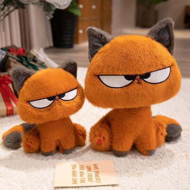 25CM Cute Orange Cat Plushie Soft Doll Kawaii Cartoon Stuffed Animals Toys Kid Birthday Halloween Gifts Home Decor R260908 - view 7