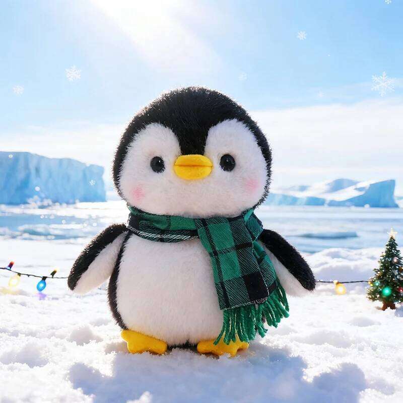20/25/30cm Kawaii With Scarf Soft Plush Toys Lovely Christmas Penguin Stuffed Dolls Homedecor Car Cute Plushie Toy R260908 - view 7
