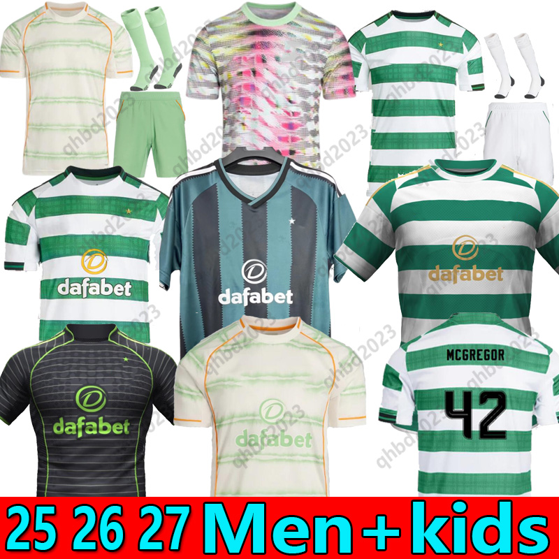 S-4XL 25 26 27 CelTIcsS McGREGOR Soccer Jerseys REO 2026 NAWROCKI McCOWAN KUHN IDAH JOHNSTON FORREST RALSTON MEN kids kit uniforms Football Shirt TOPs 666666