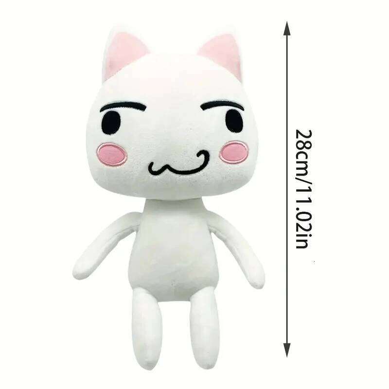28cm/11.02in Kawaii Toro Inoue The Cat Plush Toy Soft Anime Cartoon Animal Doll Room Decorations Birthday Christmas Gift R260908 - view 3