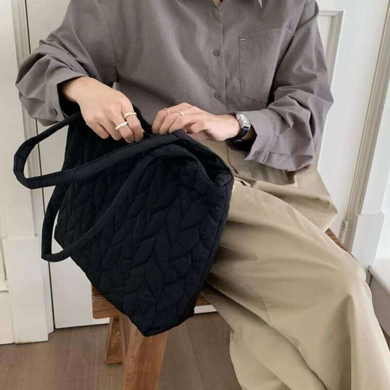 Big Soft Shoulder Bag Side for Women 2024 Spring Trend Fashion Design Cloth Hand Female Large Capacity Handbags Tote Bags XJ260306