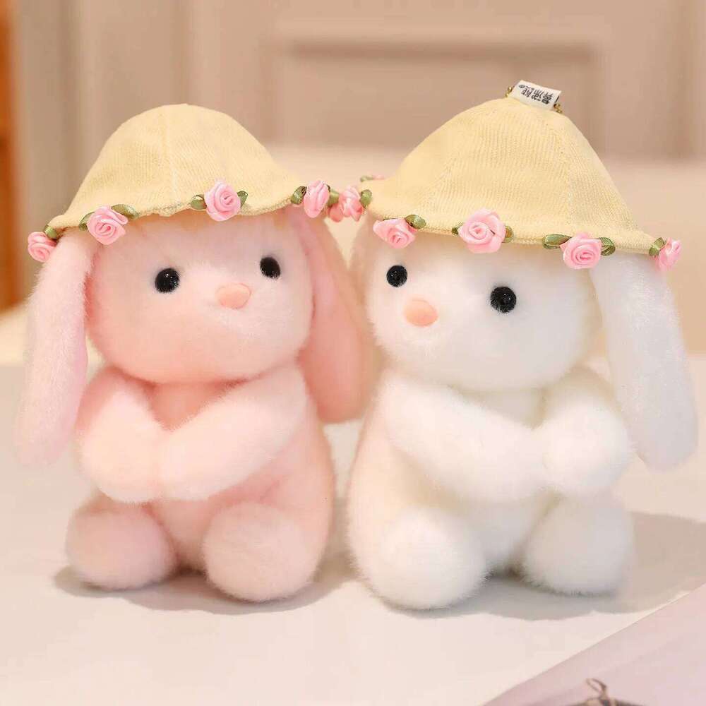 1set 15cm/5.91in Rose bouquet, teddy bear, plush toy doll, cute flower-holding rabbit, Valentine's Day gift for a girl R260908 - view 5