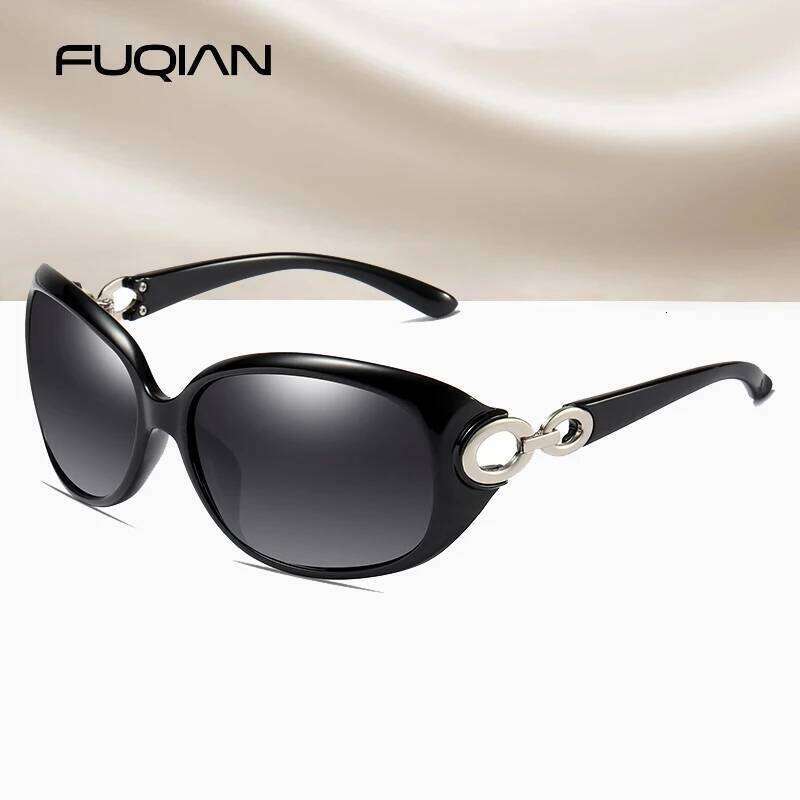 Brand Design Oversized Polarized Sunglasses Women Luxury Big Oval Plastic Ladies Driving Sun Glassses Vintage UV400 Z260306
