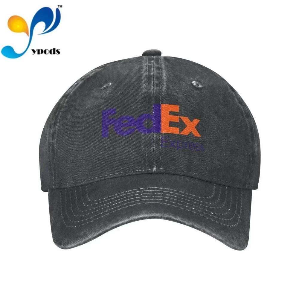 FedEx_Express.svg Denim Baseball cap Snapback Hats Autumn Summer Hat for Men Women Caps Casquette hats Y260304