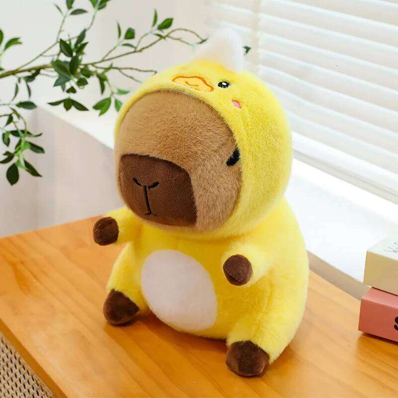1pcs25cm transforms into capybara kapibala machine doll valentine's day gift wedding throwing plush toy R260908 - view 5