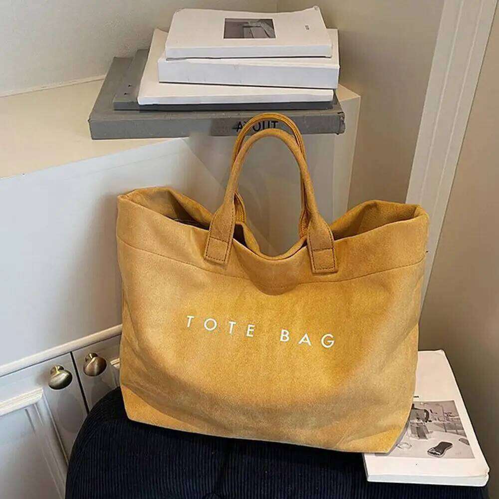 Faux Suede Brand Design Ladies Handbag Female Hobos Shoulder Large Capacity Commuter Tote Bag Bolsa for Work Office XJ260306