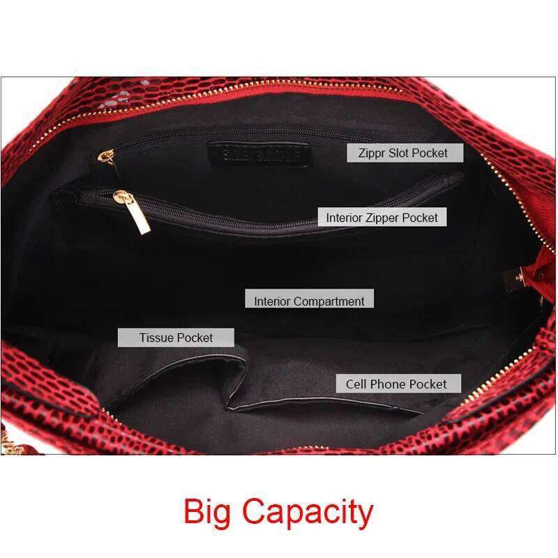 Women Shoulder Girl Handbag Hobo Tassel Big Black Ladies Hand Bag Female Casual Multifunctional Crossbody Bags for Woman XJ260306