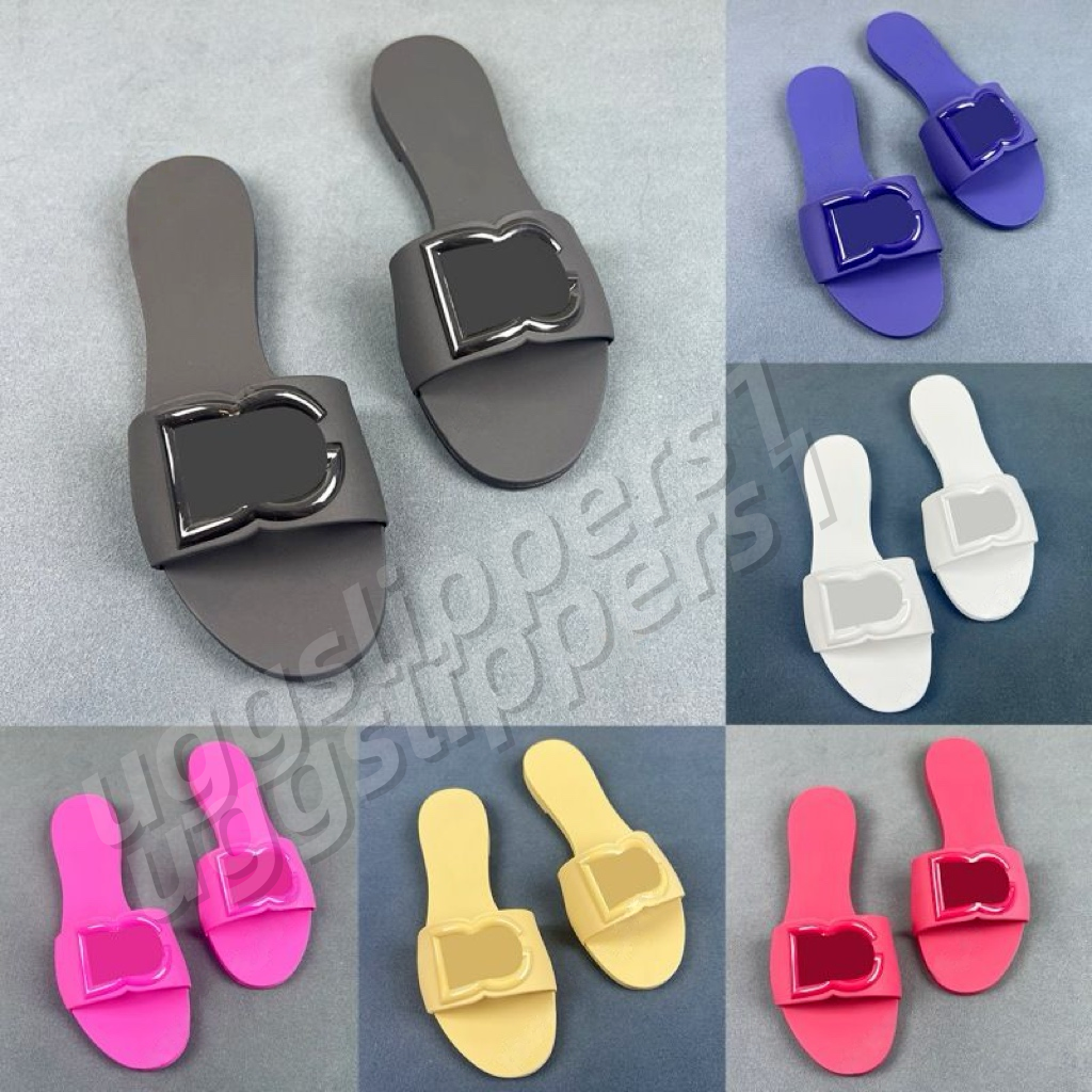 Italian designer slippers, designer-style sandals, high-quality luxury slippers, interlocking women's hollow-out new color thick-soled sandals, women's open-toe sandals