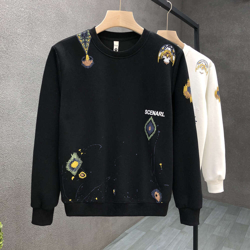 High-End Stylish Casual Sweatshirt For Men Trendy Brand Handsome Pullover Jacket Spring And Autumn New Men's Top Luanyun