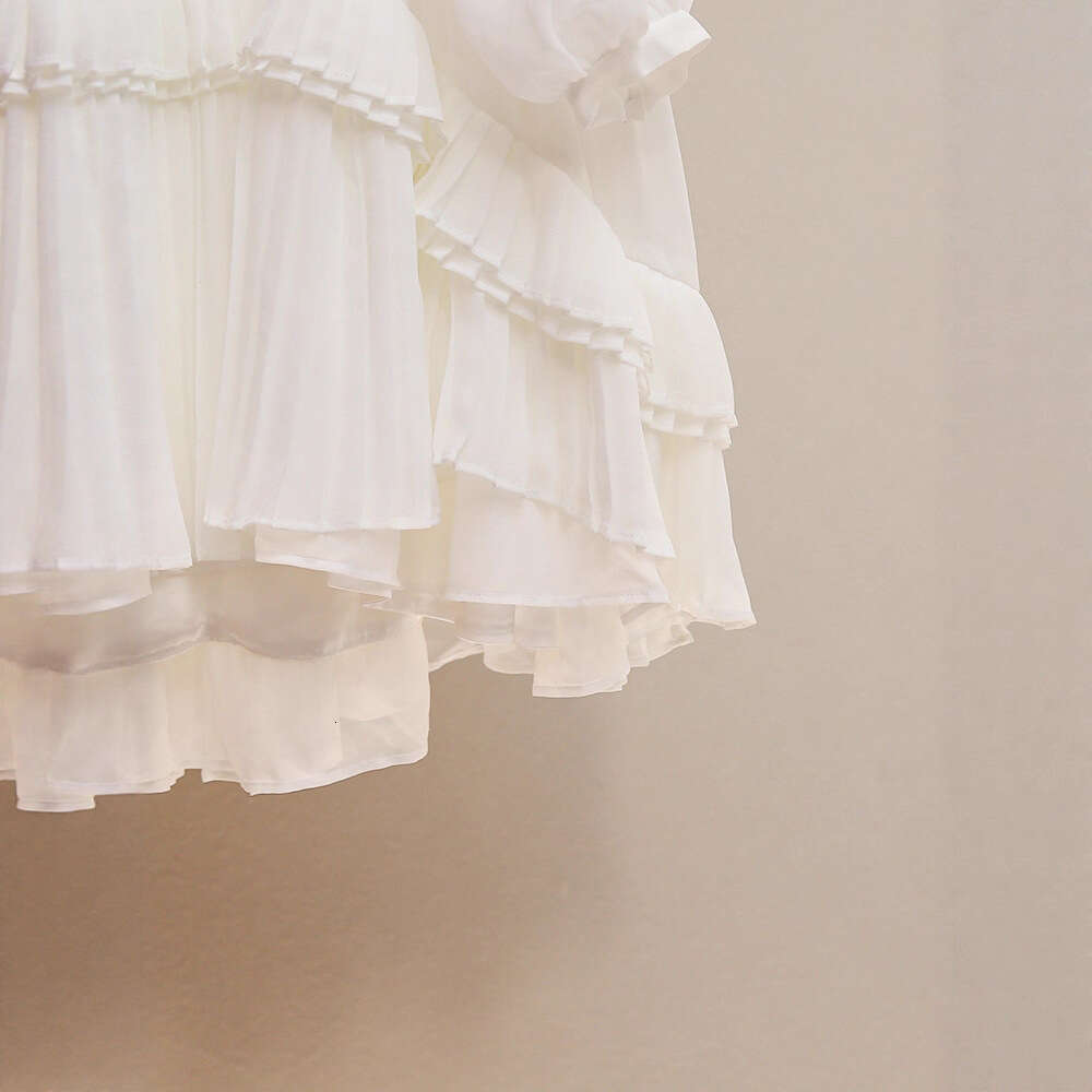 2026 designer high-end women's fashion autumn new item small fragrance sexy V-neck backless pleated patch dress