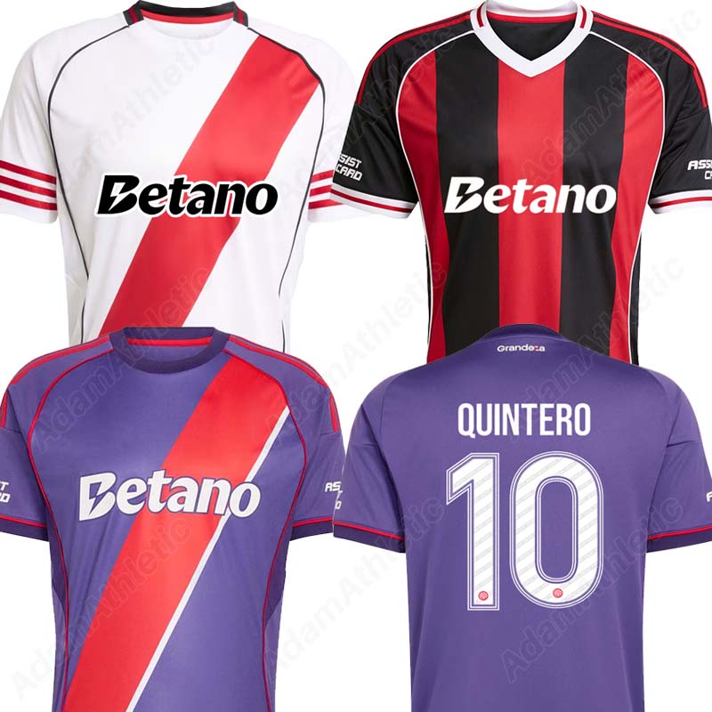 River Plate jerseys 26 27 QUINTERO PAEZ football shirts kids kit player version 2026 DRIUSSI SALAS A.MORENO soccer jersey