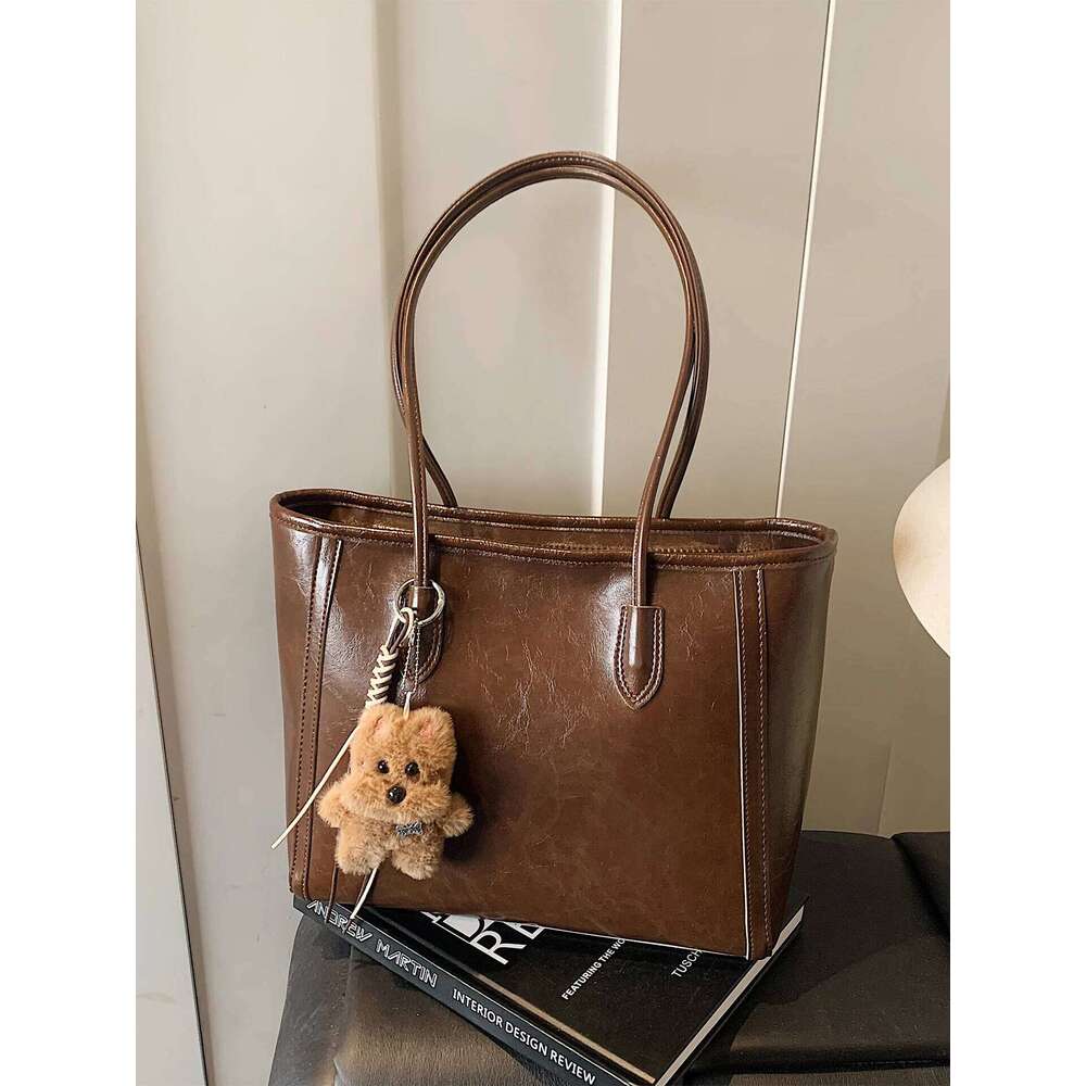 Retro Large Capaci Women's Crossbody Sli Casual Versatile Tote for Commuting Ladies Handheld Bag XJ260306