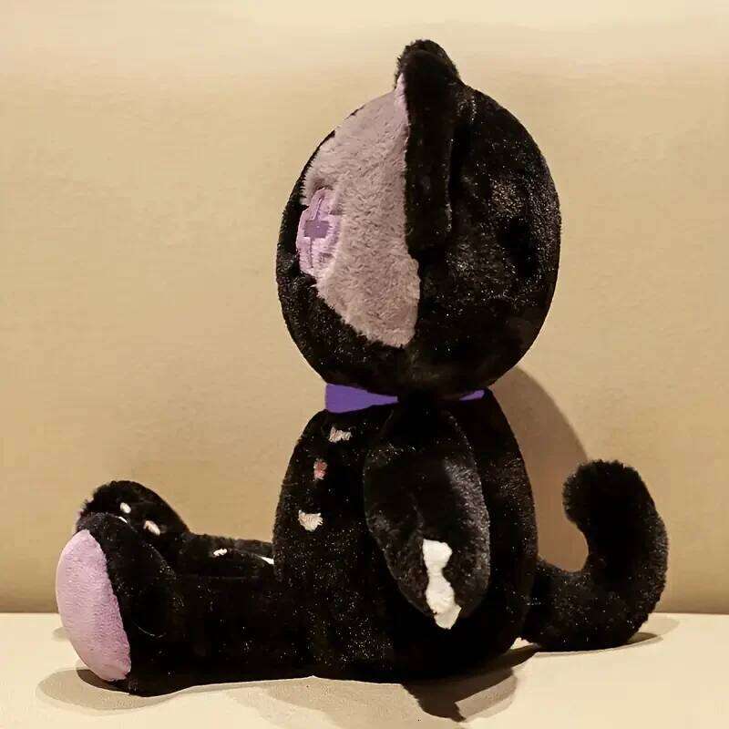 35cm 2 Colors Toys Unique Stuffed Animals Skeleton Cat Plush Doll Eid Mubarak Halloween Gifts R260908 - view 4