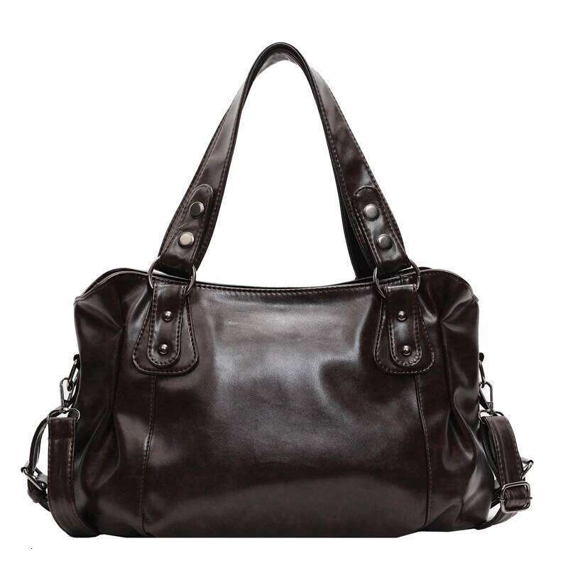 Womens PU Leather Shoulder Large Capacity Messenger Bag Casual Top Handlebag Hobo Bags for Work XJ260306
