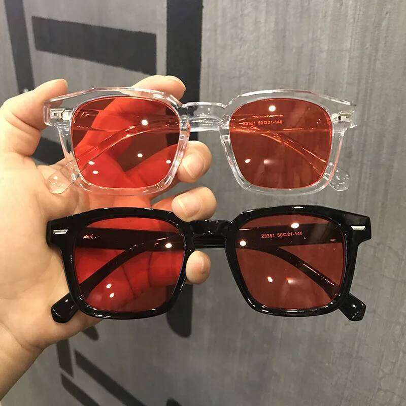 RMM brand 3pcs/set high-quality new polygon meter nail square Fashion men hip hop glasses retro sunglasses women Z260306