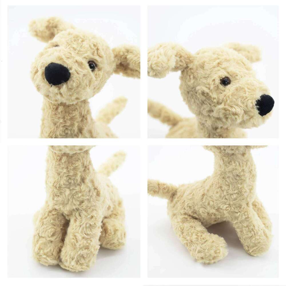 Adorable Fluffy Hair Highland Yellow Terrier Plushie Soft Puppy Plush Toy Stuffed Lifelike Animals Baby Appease Sleep Doll R260908 - view 7